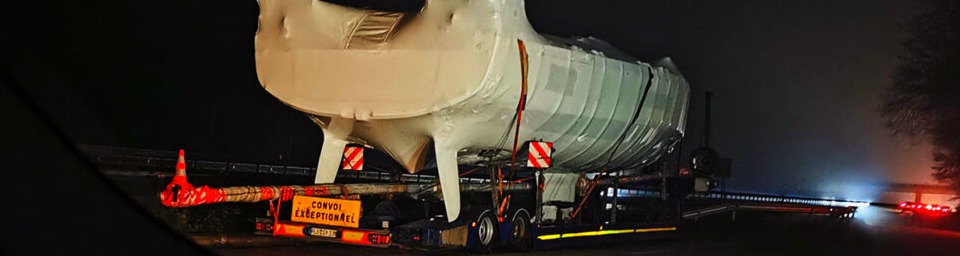 Reportage - Transport einer neuen Segelyacht