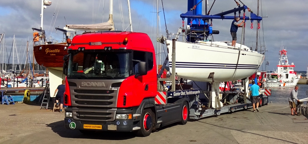 Bootstransporte  Bootstransport für Segelyachten und Motoryachten bis 6 Tonnen 